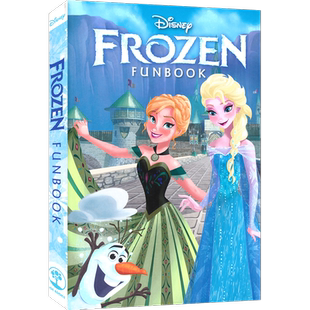 Disney Frozen Fun Book 迪士尼冰雪奇缘 漫画游戏活动书 益智活动 儿童课外书 英语读物 亲子互动 英文原版进口图书