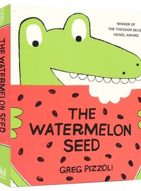 The Watermelon Seed 西瓜籽 纸板书 苏斯博士奖 获奖绘本 儿童趣味故事 亲子绘本 英语早教启蒙读物 英文原版进口图书