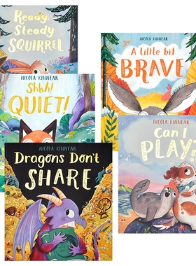 Nicola Kinnear Collection 奇幻森林 情商启蒙故事绘本友谊 勇气 分享 大开本绘本  3-6岁亲子绘本 英文原版进口图书