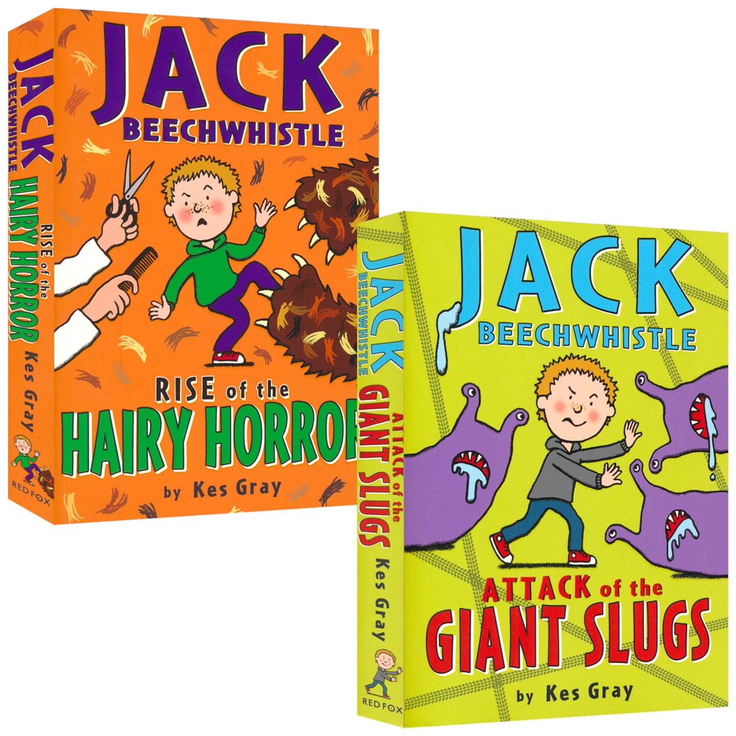 Jack Beechwhistle 杰克与巨型鼻涕虫1-2册  可疑理发师 6-10岁幽默冒险故事 鬼马精灵黛西作者 Kes Gray作品 英文原版章节小说