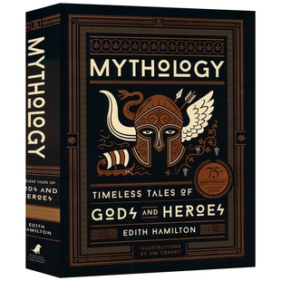 Illustrated Edition 英文原版 75th 进口 诸神与英雄故事 Anniversary 75周年插图版 Mythology 伊迪丝·汉密尔顿：希腊罗马神话