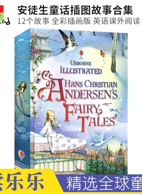 Usborne Illustrated Hans Christian Andersen's Fairy Tales 安徒生童话插图故事合集12个故事 英语课外阅读 英文原版进口图书