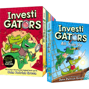 Investigators 鳄鱼侦查员1-7 英文桥梁书 爆笑漫画书 英文原版进口儿童图书