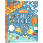 翻翻乐数学 尤斯伯恩 Maths 纸板书 互动式 形状 超125个翻翻页 Usborne Shapes Lift Flap 数学几何形状启蒙  英文原版 the