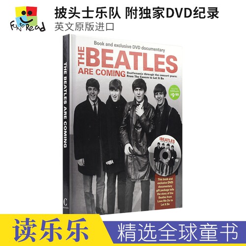Beatles are Coming (with DVD) 披头士乐队 人物传记 典藏版英语书籍 独家DVD纪录片 英文原版进口儿童图书
