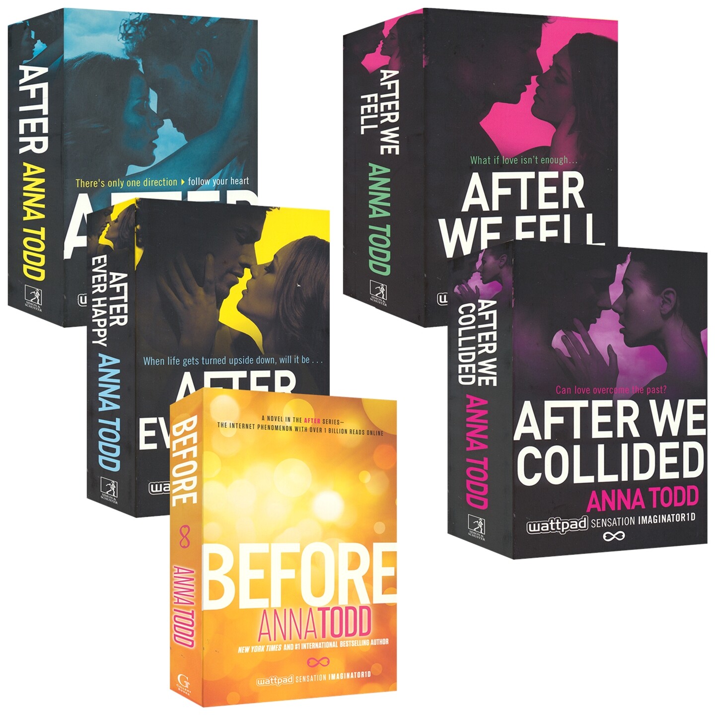 【自营】Anna Todd After Series 之后系列全集1-5册 章节小说 青少年英语课外读物 现象级IP 青春爱情 16岁+ 英文原版进口图书