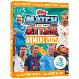 【自营】Match Attax Annual 2025 英文原版 欧冠球星卡牌游戏 2025年鉴 精装 英文版 进口英语原版书籍