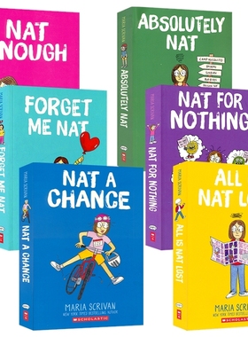 Nat Enough 不够自信的娜塔莉 自尊情感 成长漫画小说 青少年课外读物 纽约时报畅销书 9-12岁 英文原版进口儿童图书