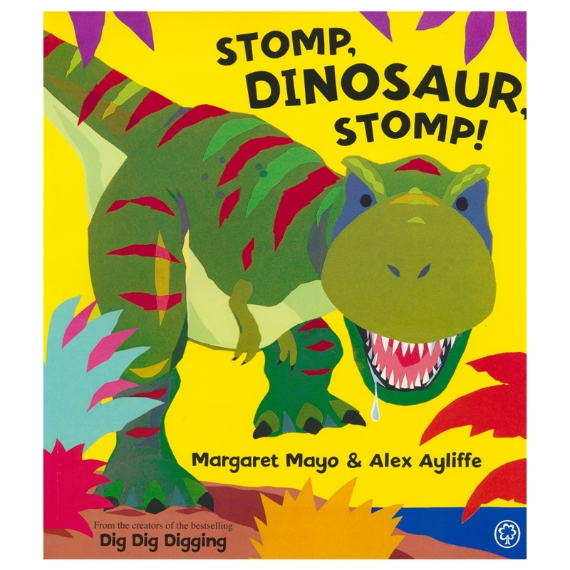 Stomp,Dinosaur,Stomp 恐龙跺跺脚 儿童英语故事绘本 知识科普书 英文原版图书进口