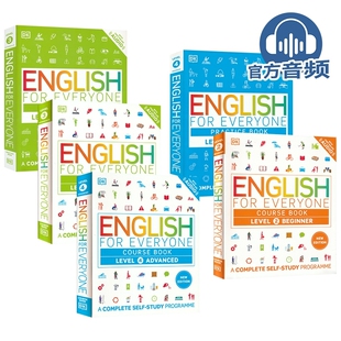  Level 4级 Course Practice 官方音频 英文原版 Everyone and Book 新视觉人人学英语教程 4 DK 视觉化学习 For English