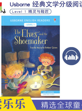 Usborne English Readers The Elves and the Shoemaker level 1精灵和鞋匠英语小读者初级童话故事分级阅读绘本 英文原版进口图书