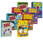 School 英文原版 Collection 英语章节小说 Middle 地狱高中生活电影原著 中学生活 8册 进口儿童图书