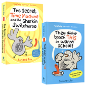 Secret 图文并茂 Machine Teach Worm 初级章节桥梁书 Didn School Time They The 幽默爆笑 英文原版 THIS 进口儿童图书