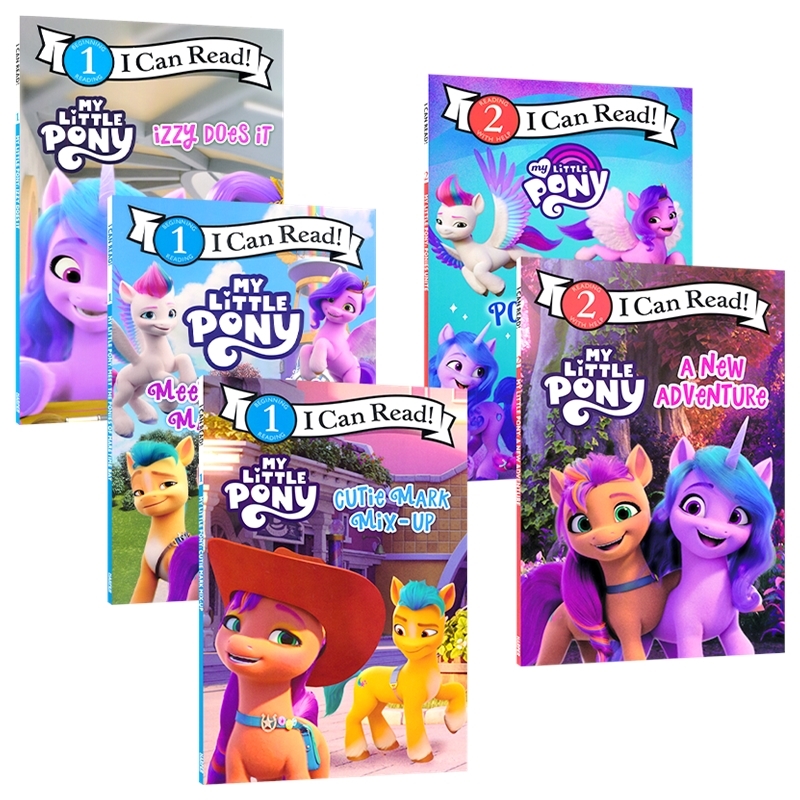 I Can Read My Little Pony A Magical Reading Collection 小马宝莉 分级读物 5册盒装 纯真友谊 奇幻冒险 英文原版进口图书