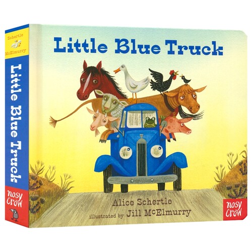Little Blue Truck 蓝色小卡车 经典故事绘本 纸板书 交通工具 品格教育 认知启蒙 亲子睡前读物 畅销书 英文原版进口儿童图书