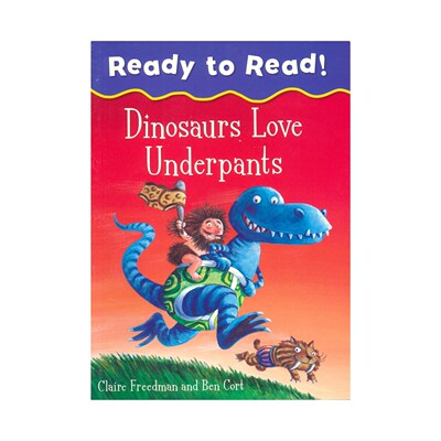 Ready to Read Dinosaurs Love Underpants 恐龙爱底裤 英语故事绘本 亲子共读 分级读物 幽默创意 恐龙图画故事 英文原版进口图书
