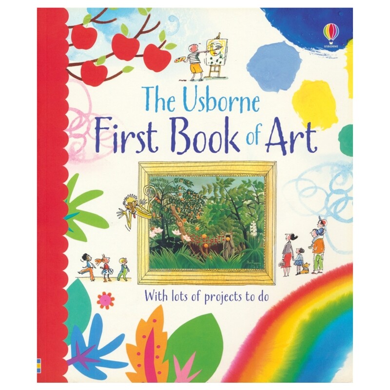 Usborne  First Book of Art 尤斯伯恩 艺术入门书 人文素养 幼儿早教启蒙 英语亲子绘本 4+岁 英文原版进口图书