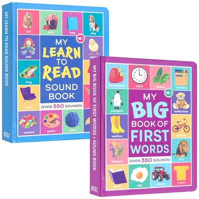 My First Learn-to-Read My Big Book of Words Sound Book 启蒙阅读/词汇启蒙发声书 英文原版进口儿童图书