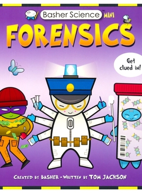 Basher Science Mini Forensics 巴舍科学迷你版 法医学 英文原版 儿童科普百科读物 进口英语原版书籍