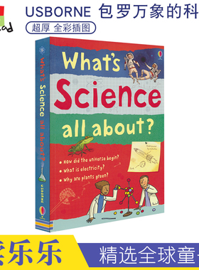 Usborne What's Science all about 包罗万象的科学世界 儿童英语科普百科图书 全彩插图 英文原版书进口