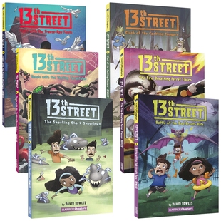 初级章节书 Street 6册套装 13th 10岁 英文原版 培养独立自主阅读 第13街 进口图书 儿童课外英文读物 奇幻冒险桥梁书