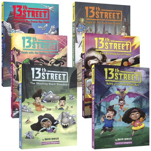13th Street 第13街 1-6 6册套装 奇幻冒险桥梁书 初级章节书 6-10岁 儿童课外英文读物 培养独立自主阅读 英文原版进口图书