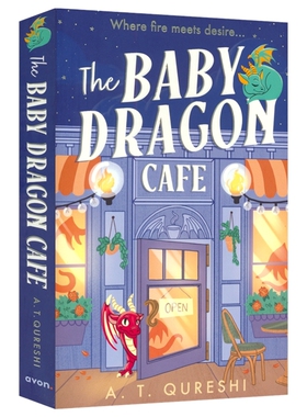 The Baby Dragon Cafe 小龙宝宝系列 第1部 小龙宝宝咖啡馆 A. T. Qureshi 浪漫幻想小说 英文原版进口儿童图书