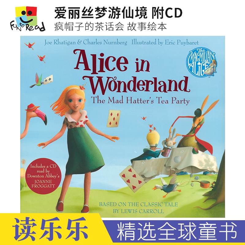 Alice In Wonderland  - The Mad Hatter'S Tea Party 爱丽丝梦游仙境 附CD 疯帽子的茶话会 英语故事绘本 英文原版进口儿童图书