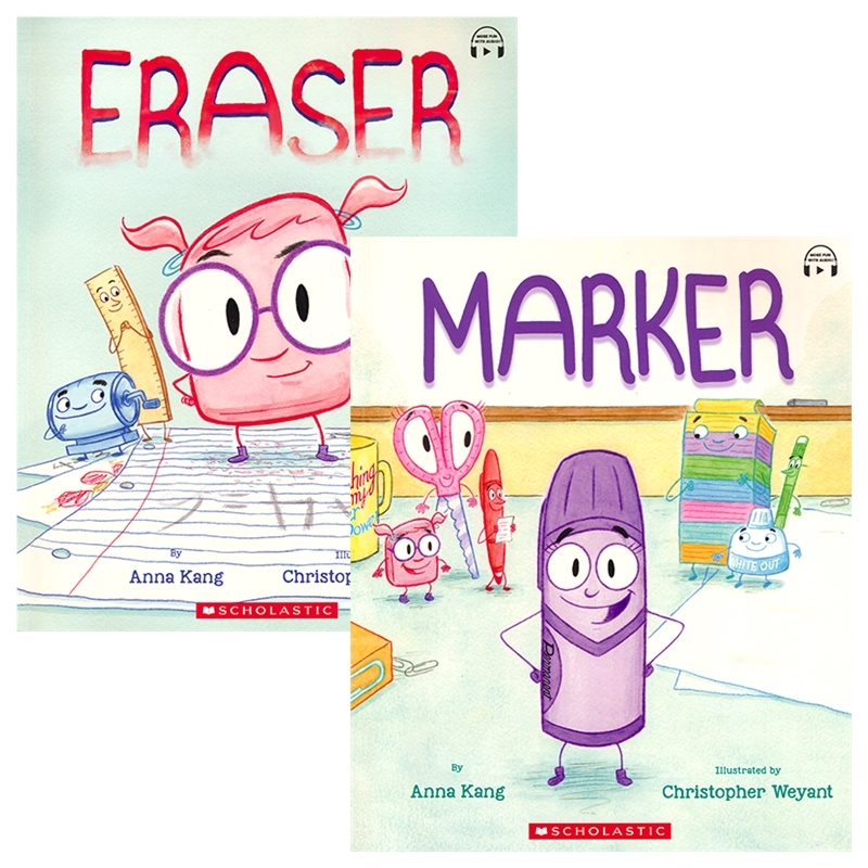 Eraser Marker 橡皮擦 马克笔 苏斯博士奖得主作品 名家故事绘本 图画书 英文原版进口儿童图书