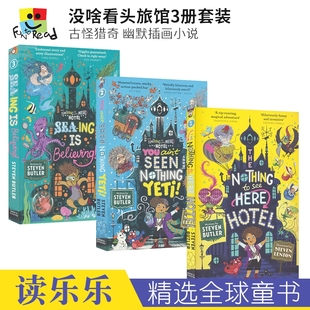 没什么看头旅馆3册 Nothing Hotel The 古怪猎奇 英文原版 See 儿童英语阅读读物 进口图书 Here 幽默插画小说 Collection