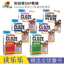 Workbook Conquer 英文原版 12岁 新加坡小学新亚出版 SAP 社教辅 进口 Cloze 6年级攻克系列完形填空6册练习册套装