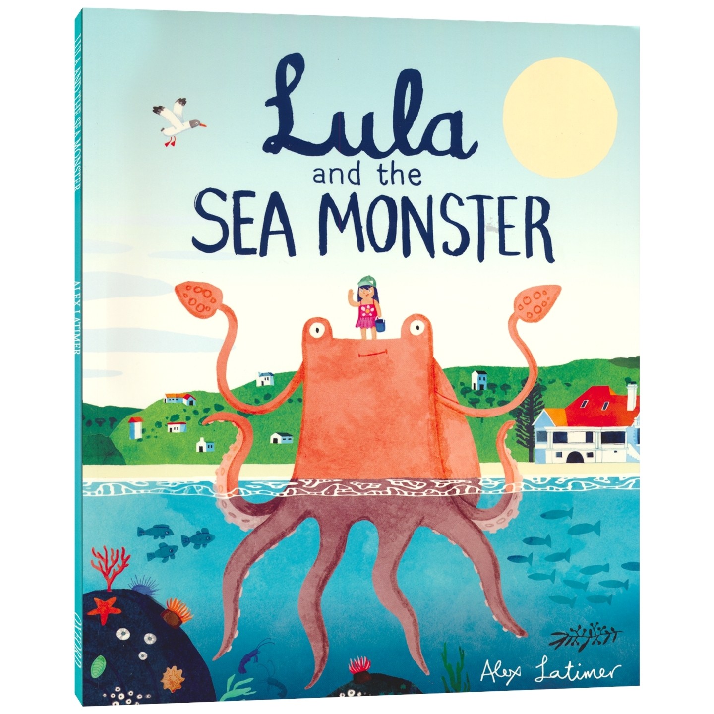 牛津精品绘本 卢拉和海怪 英文原版绘本 Lula and the Sea Monster 环保主题绘本 人与自然的关系 儿童英语启蒙认知 Alex Latimer