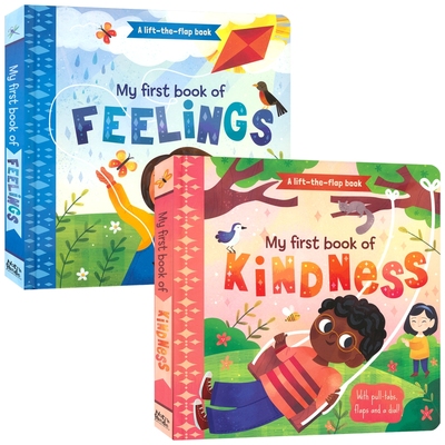 【自营】My First Book of Feelings & Kindness 幼儿情绪善意翻翻书 纸板书 亲子读物 情绪认知 社交情感启蒙 英文原版进口儿童