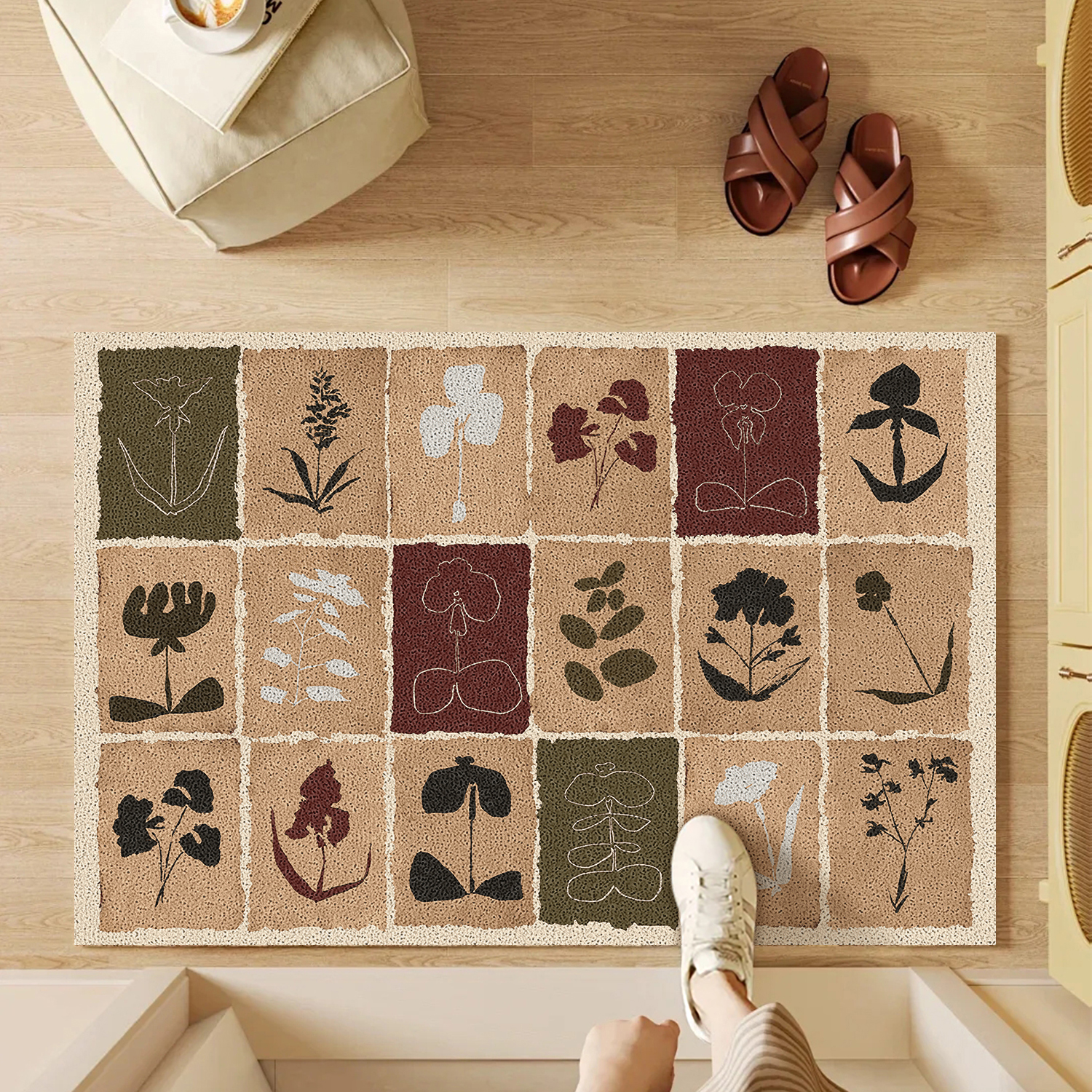 入户门地垫丝圈防滑脚垫地毯