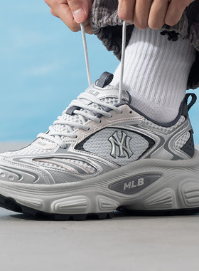 MLB 男女鞋情侣潮流厚底增高时尚街头运动百搭老爹鞋3ASHWD15N