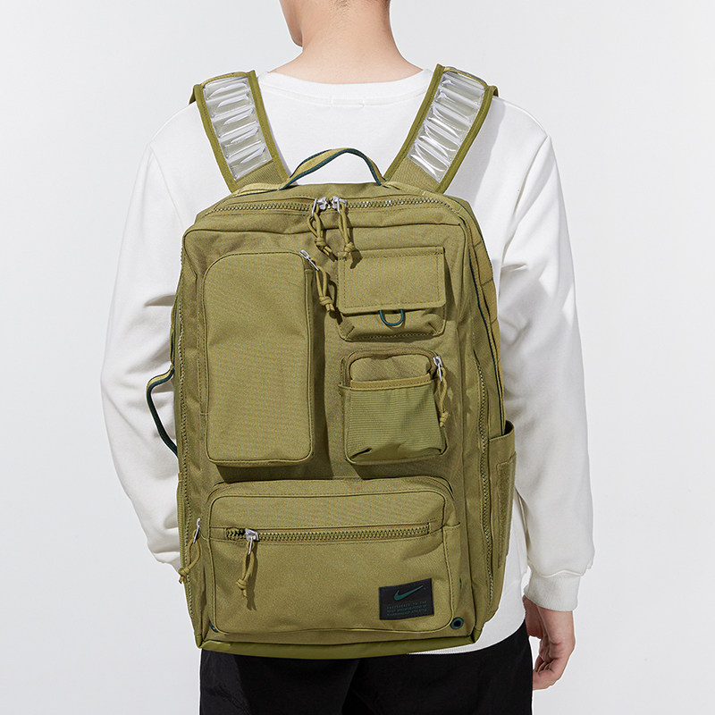 nike耐克正品男女包运动包气垫书包运动背包双肩包ck2656-378