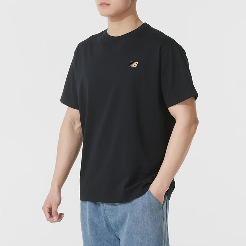 NEW BALANCE 男装女装运动T恤时尚休闲透气健身跑步短袖AMT52330
