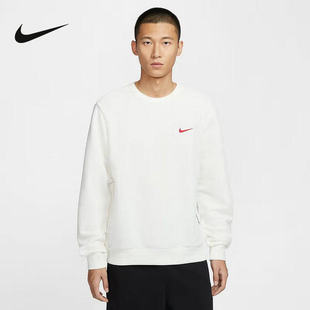 NIKE耐克男子时尚百搭休闲圆领长袖针织透气套头衫IB5504-133