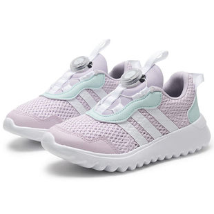 adidas阿迪达斯女鞋BOA旋钮网面透气休闲鞋轻便童鞋跑步鞋IH8727
