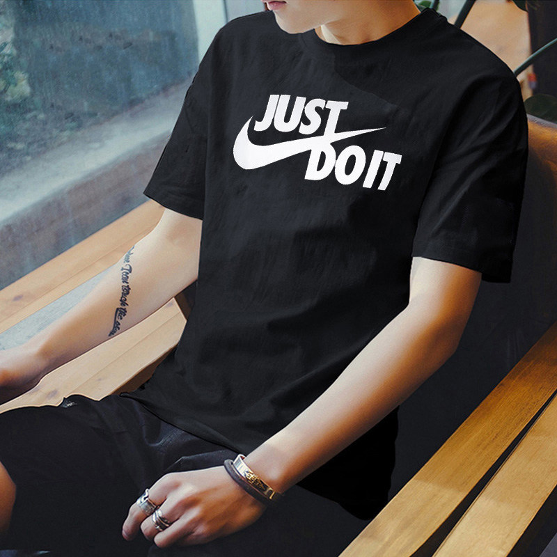 Nike耐克t恤男夏季新款宽松男士健身服跑步半袖体恤运动纯棉短袖