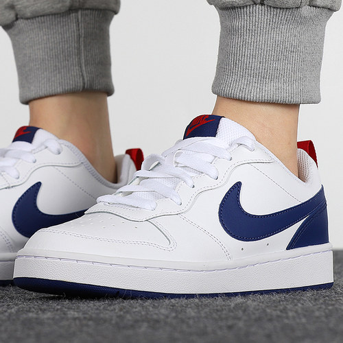 板鞋耐克低帮黑红色女子