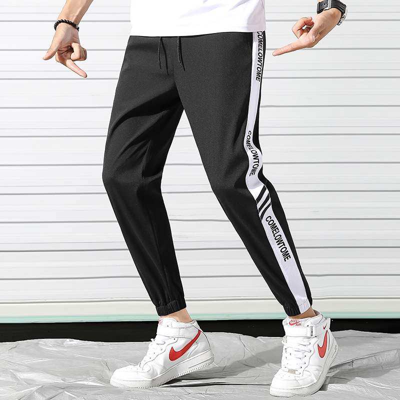 乔纳阿迪达官方正品港风条纹休闲裤2019秋季男士新款束脚男裤子韩|ruв категории Мужская одежда, брюки - от Buy2taobao.com для оказания профессиональной услуги покупки агента Taobao