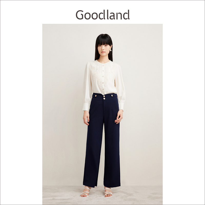 蕾丝goodland肌理感钻扣