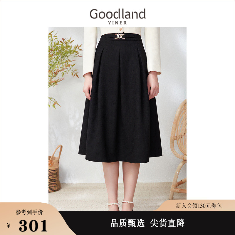 Goodland美地女装春季中长款...