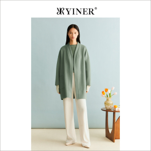 新款 毛呢外套8C33580130 2023冬季 YINER音兒專柜女裝