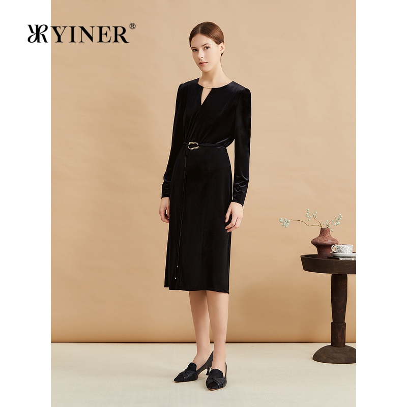 【呼呼专享】YINER音儿专选女装冬季连衣裙8C64505886