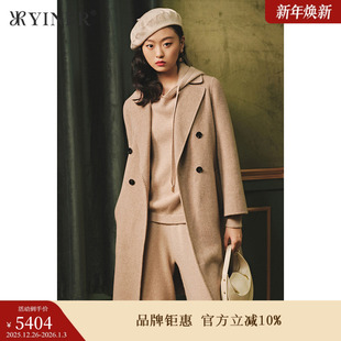 领纯羊绒双面呢大衣 西装 YINER音儿女装 冬季