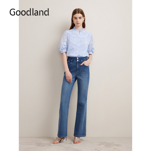 Goodland美地女装春季时尚衬衫