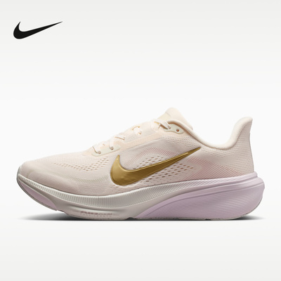 NIKE耐克女鞋粉白紫金Pegasus 42运动鞋飞马42代跑步鞋IW1232-102