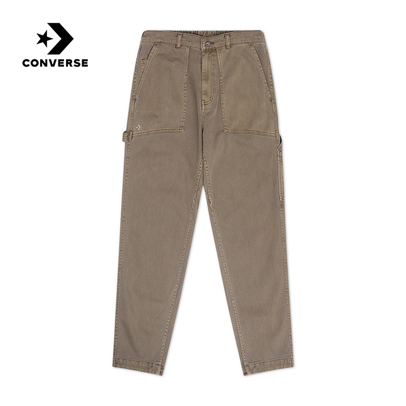 Converse匡威男裤2025春季新款梭织长裤运动休闲裤 10028465-A01